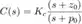 $$
C(s) = K_c \frac{(s+z_0)}{(s+p_0)}
$$