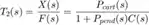 $$ T_2(s) = \frac{X(s)}{F(s)} = \frac{P_{cart}(s)}{1 + P_{pend}(s)C(s)}$$