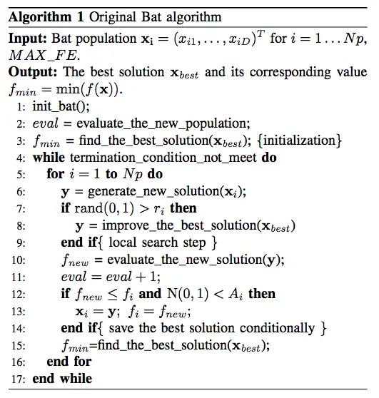 Bat Algorithms