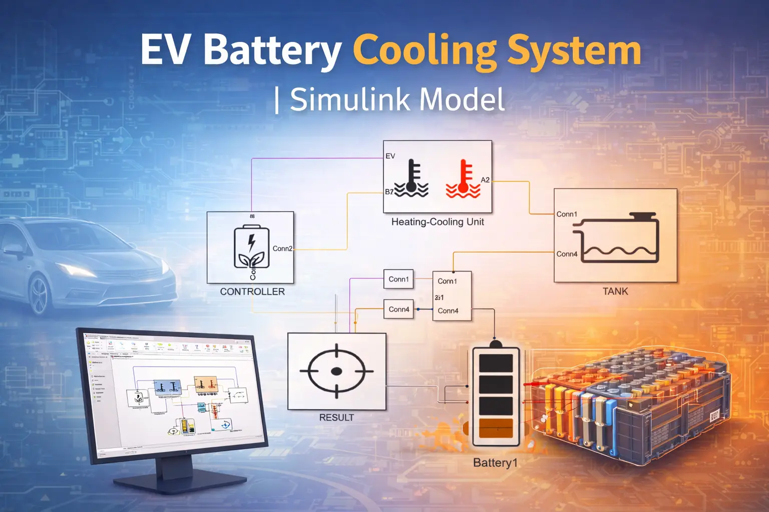 Battery Thermal Management System | MATLAB Simulink Simulation – MATLAB Simulation Video