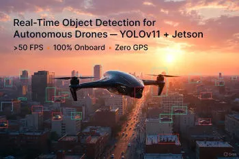 Real-Time Object Detection for Autonomous Drones