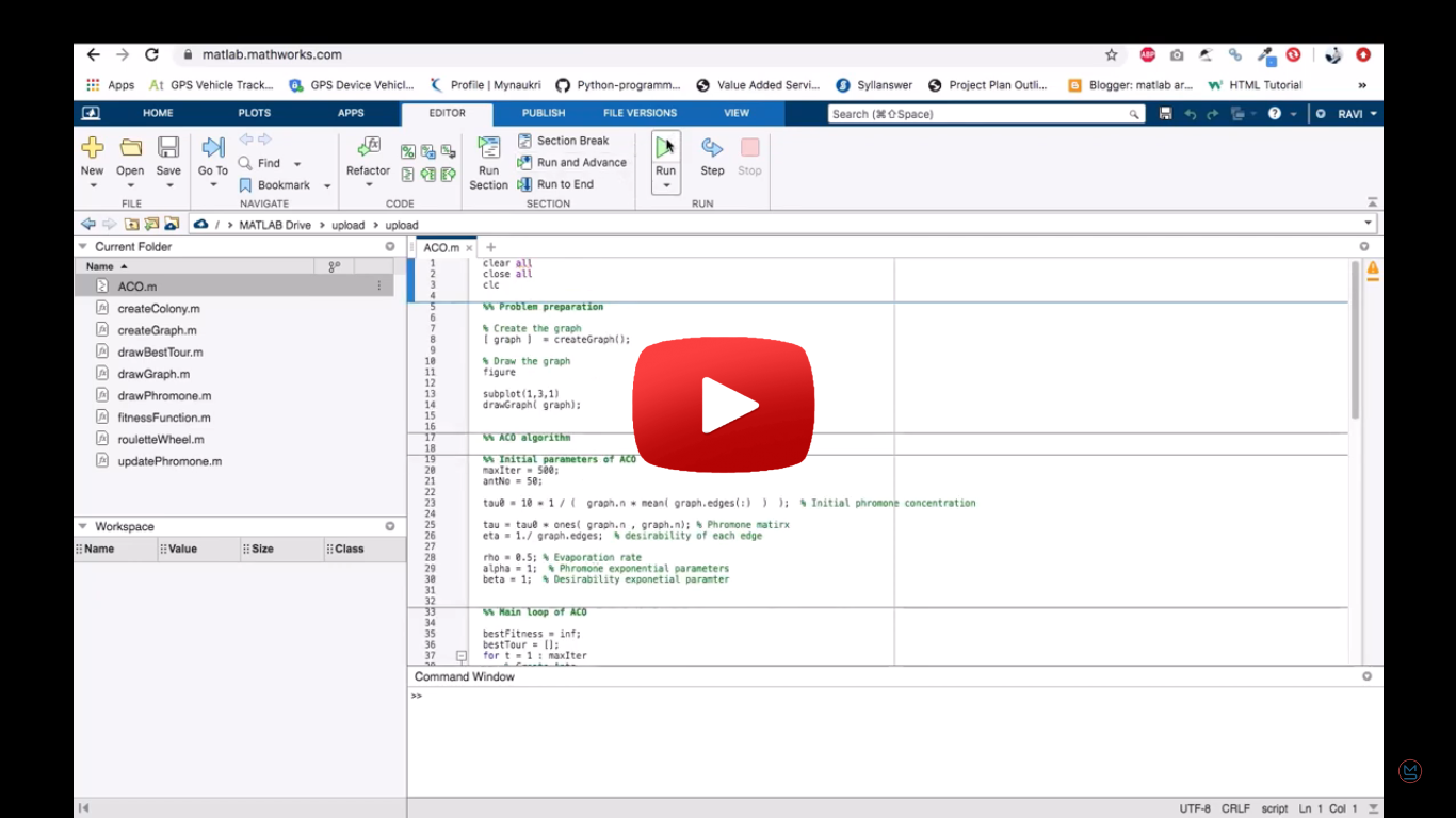 corona virus gene sequence analysis in matlab