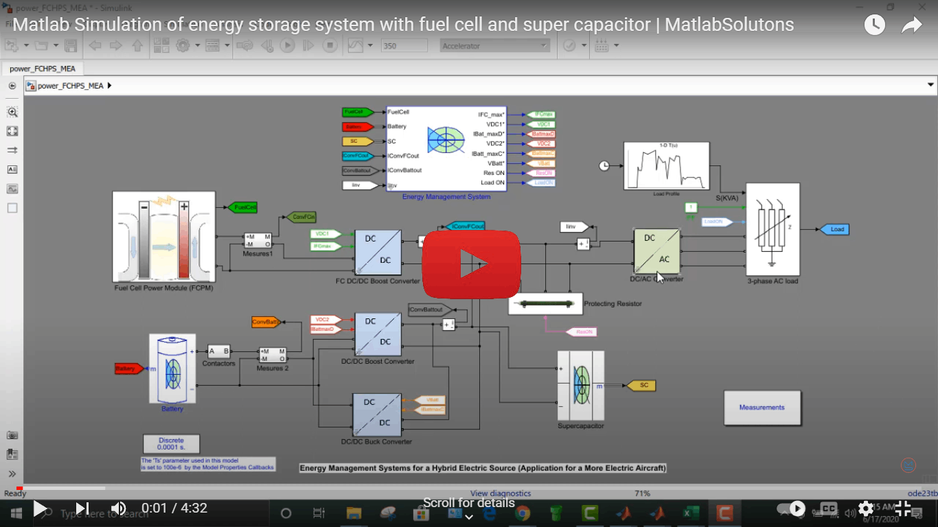 Energy storage system fuel cell matlab