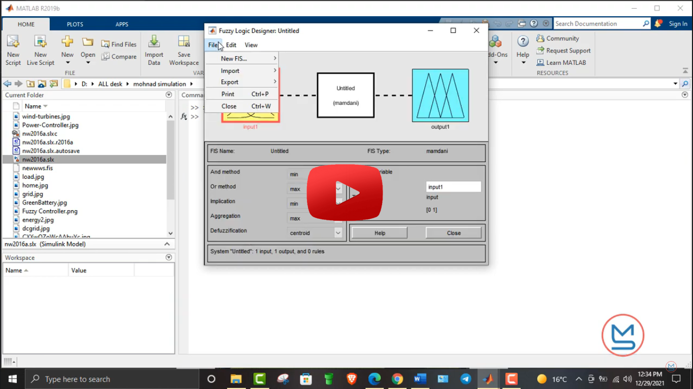 PV & wind hybrid system with Battery management